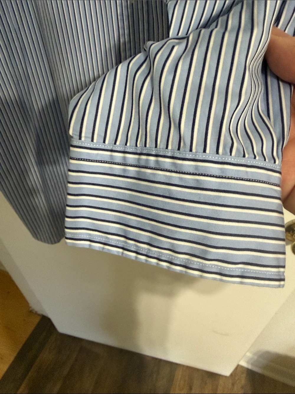 Ralph Lauren Blue & White Striped Button-Down Shirt - Picture 3 of 12